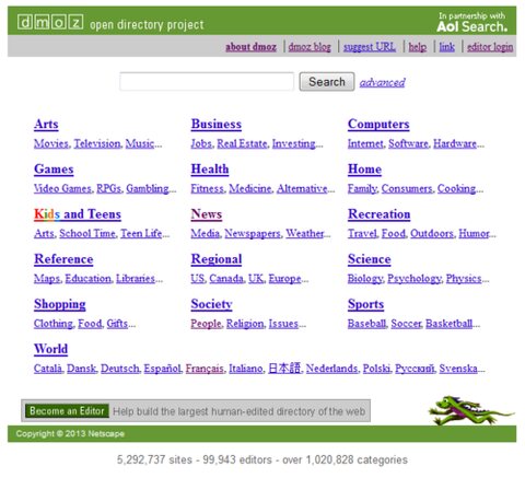 DMOZ logo