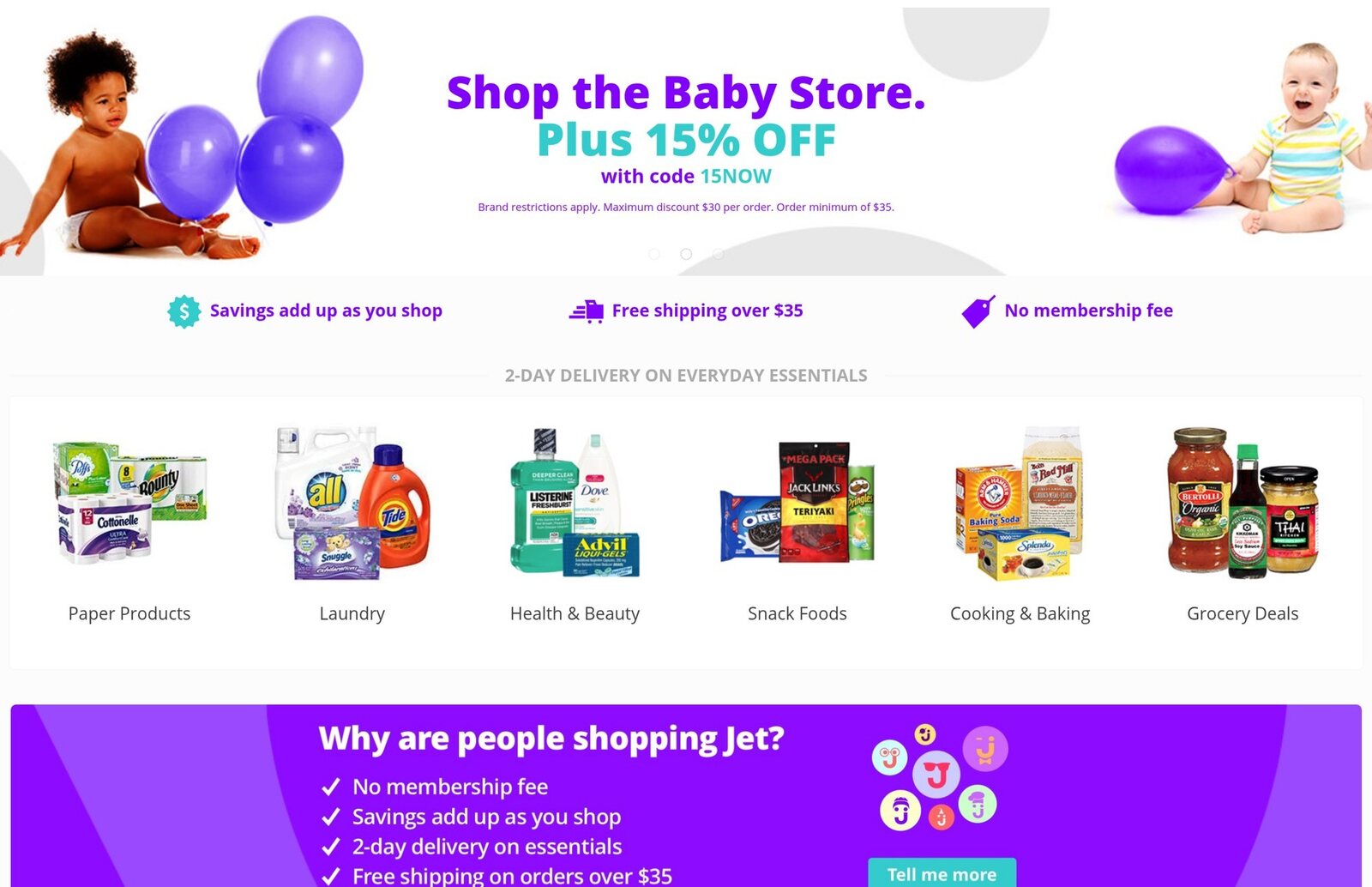 Jet.com in April 2016, four months before Walmart bought it for $3.3 billion