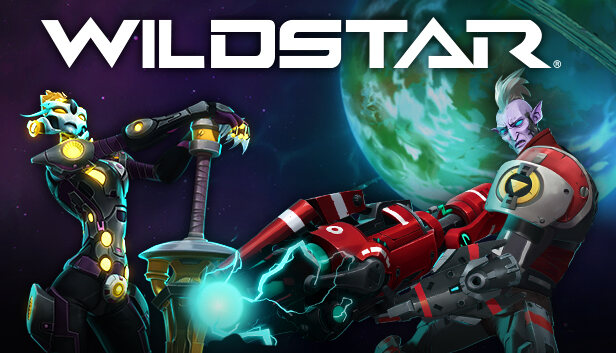 WildStar's Steam key art from the 2016 free-to-play era.