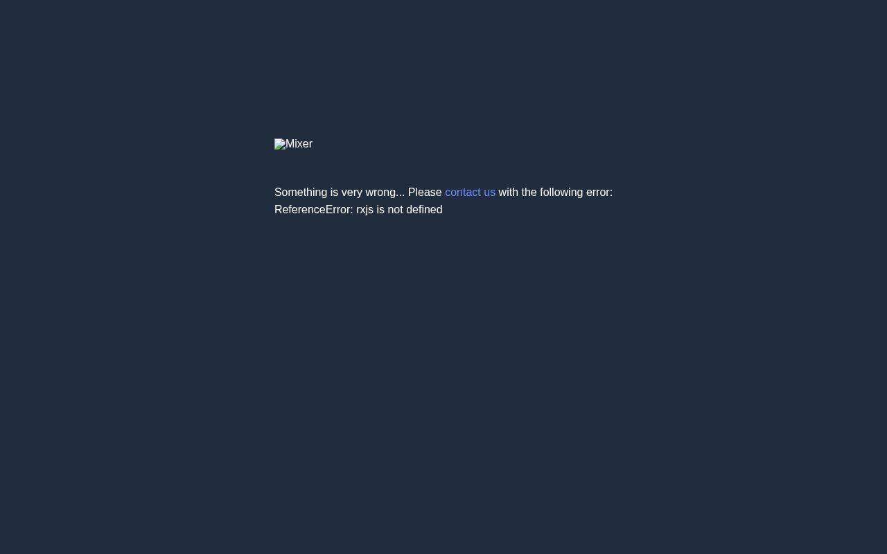 Mixer.com in November 2019