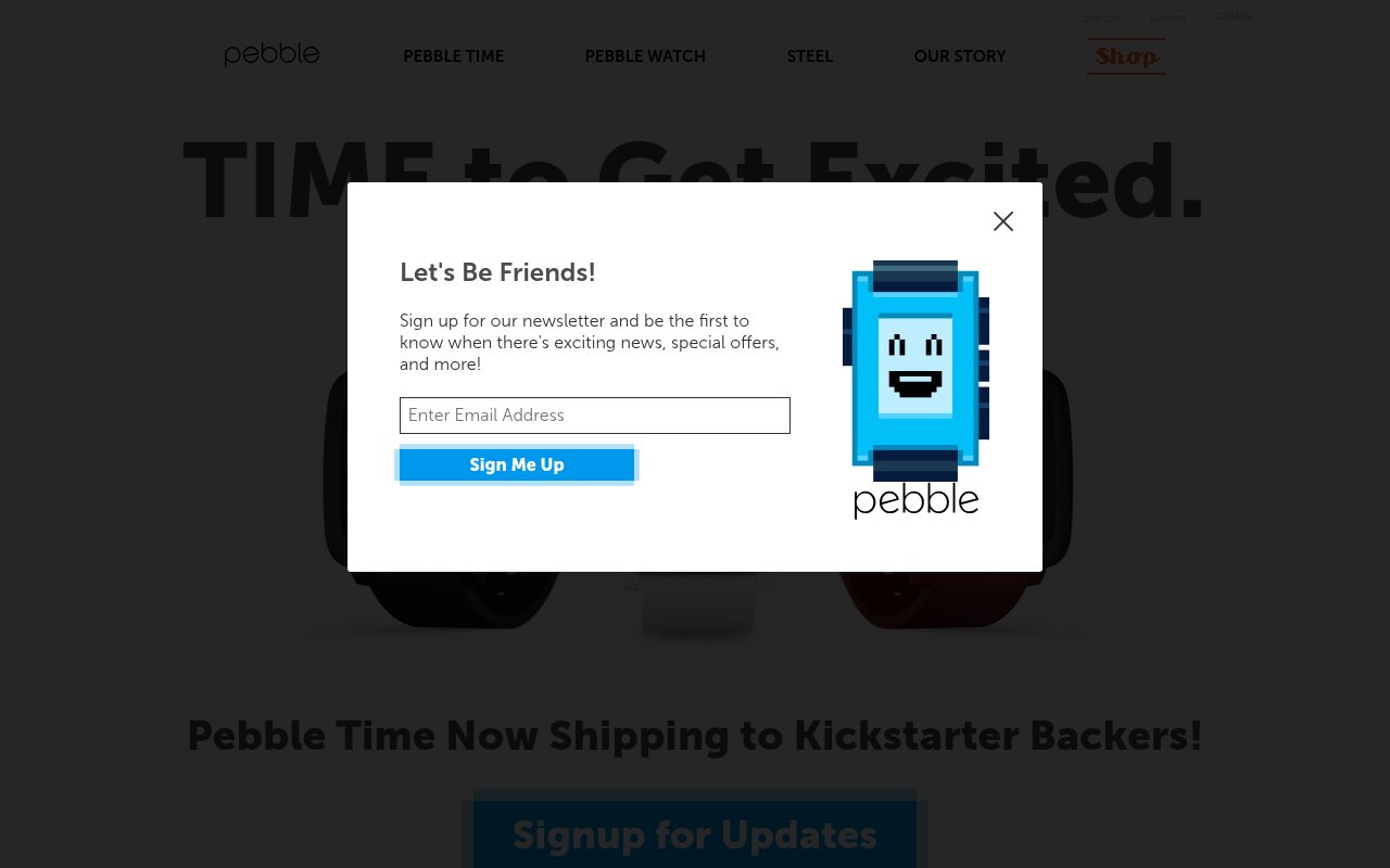 getpebble.com in May 2015