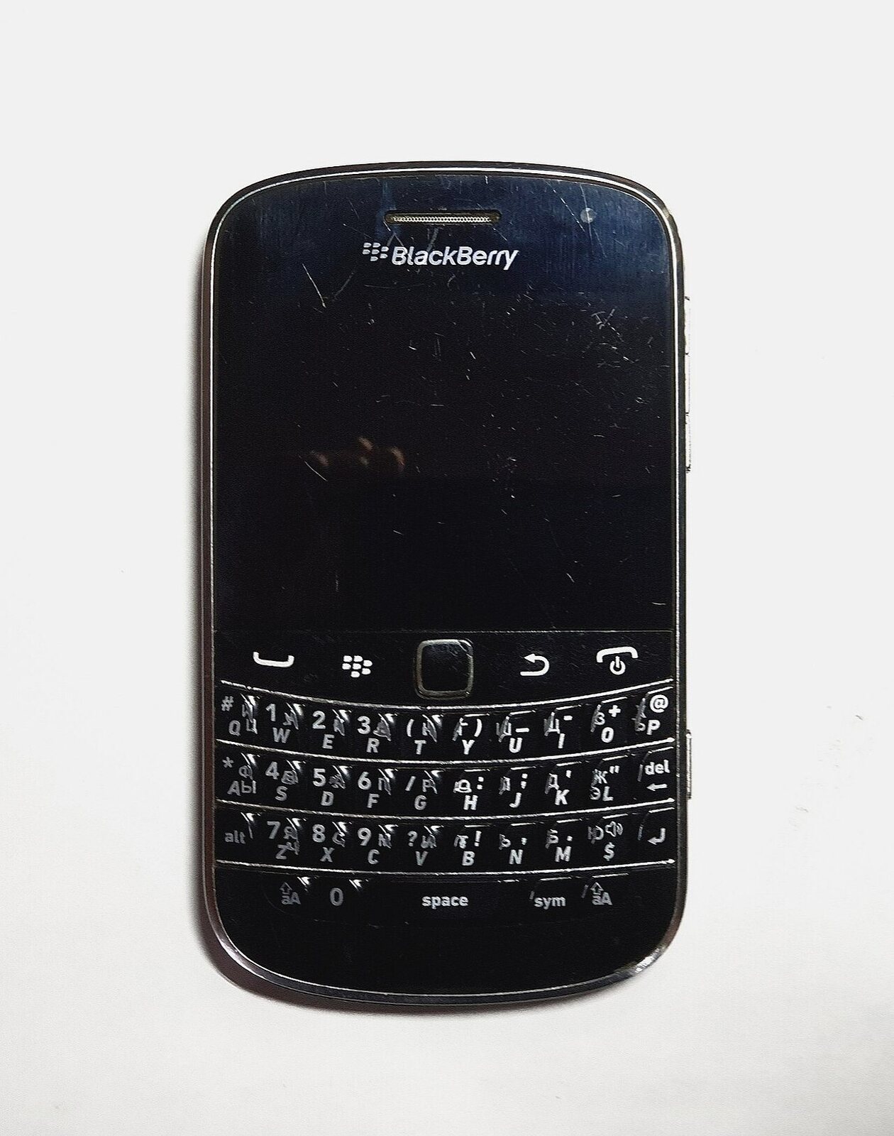 BlackBerry OS on the Bold 9900