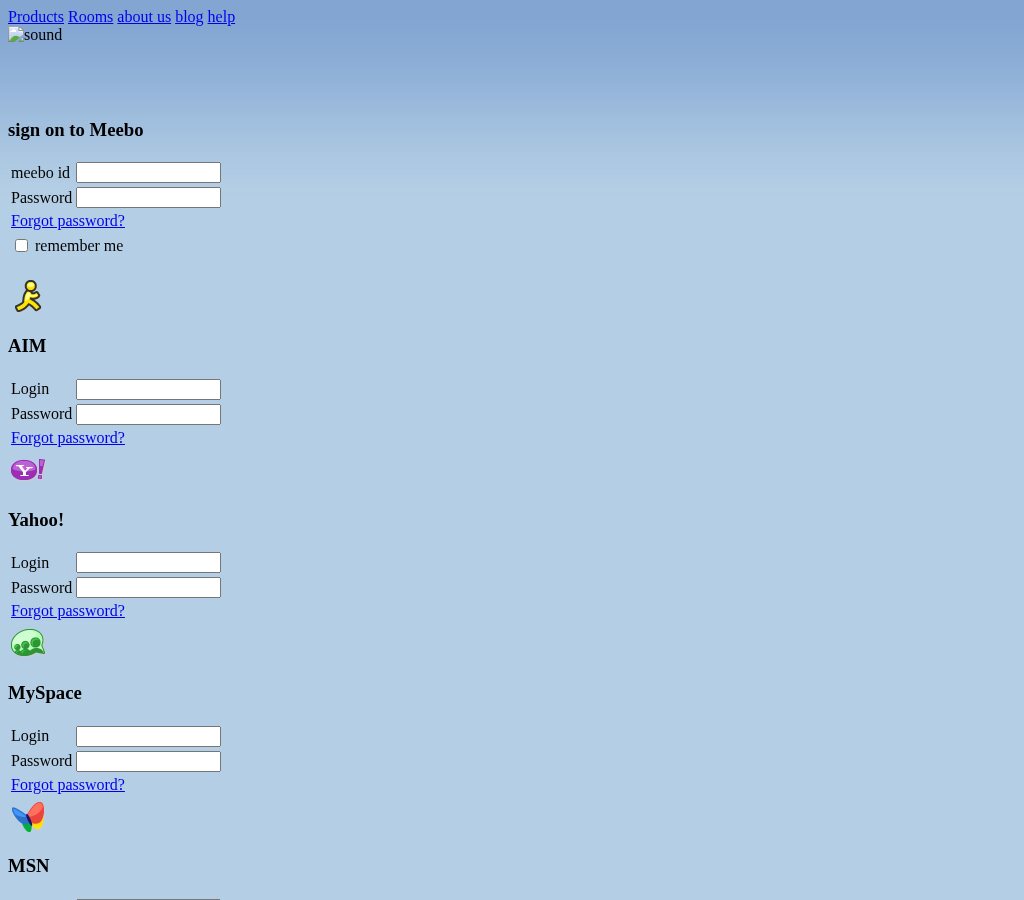 Meebo.com in August 2009