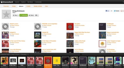 Grooveshark web player
