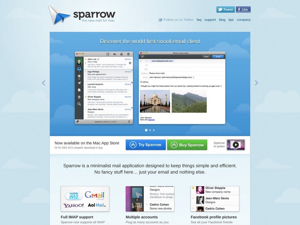 sparrowmailapp.com, June 2011