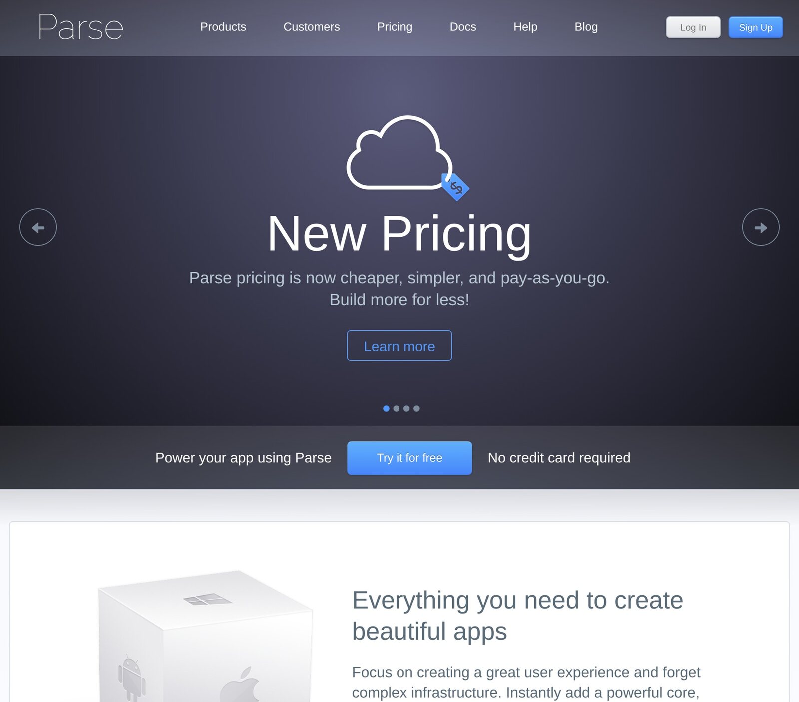 Parse in June 2014, nineteen months before Facebook announced it would close